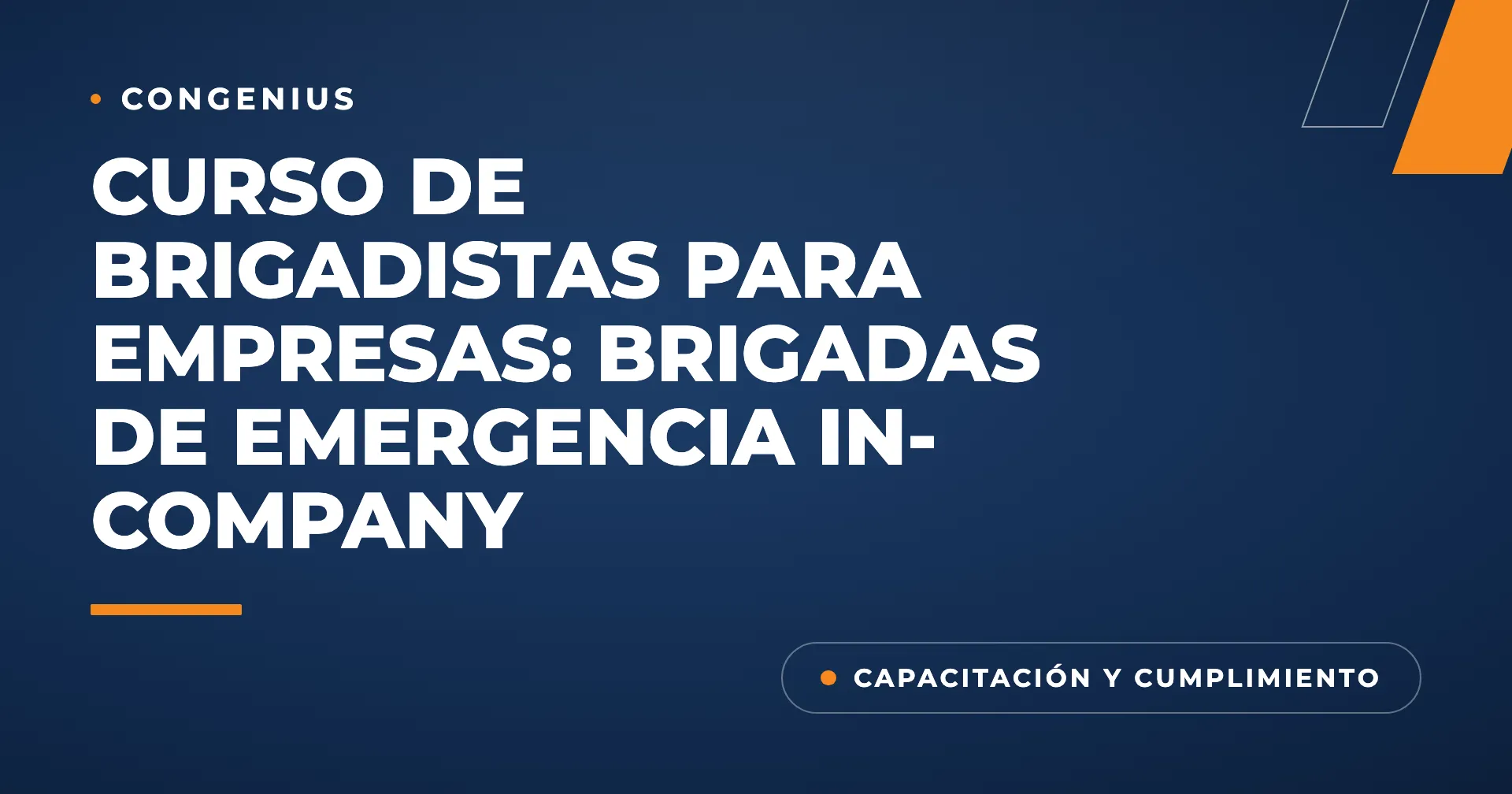 Portada del artículo: curso de brigadistas para empresas, brigadas de emergencia in-company